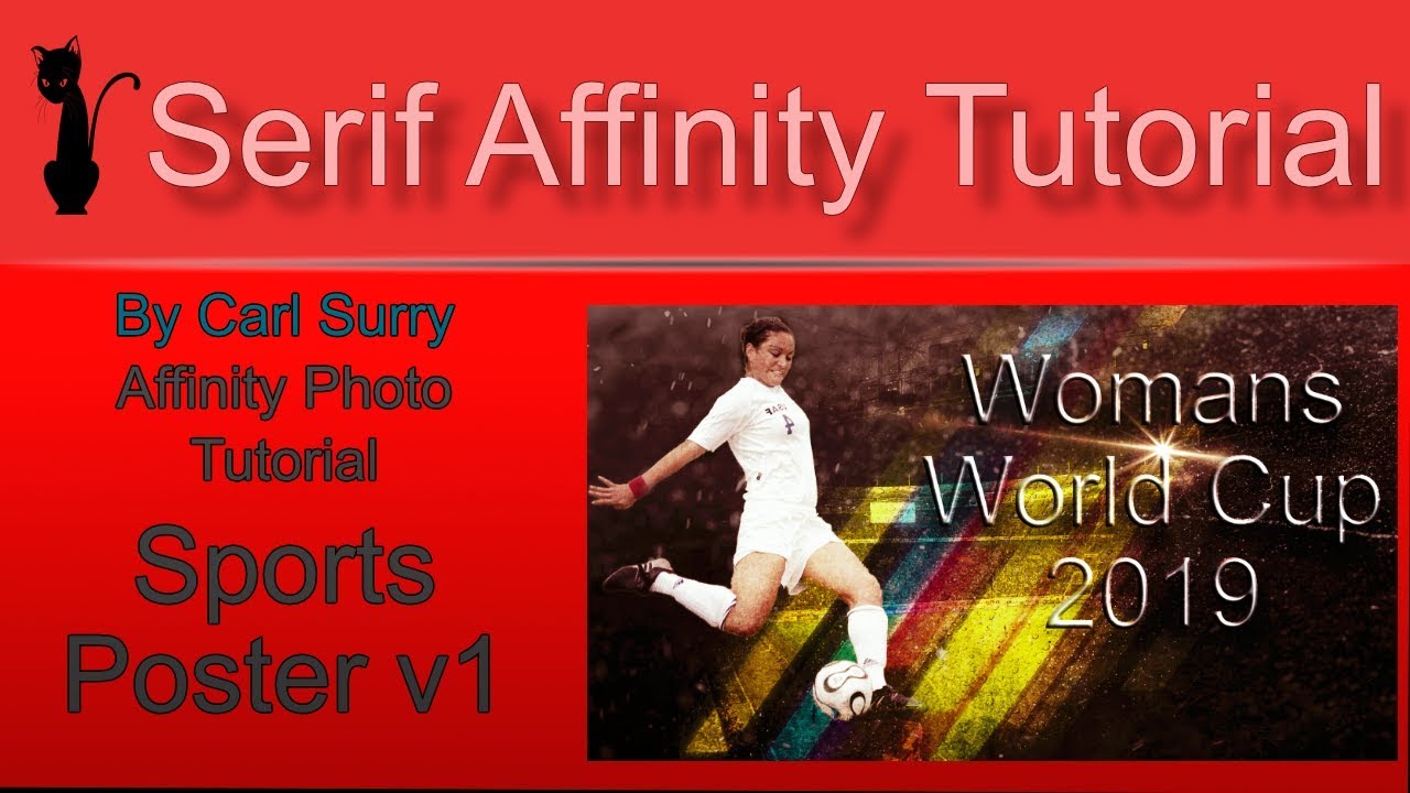 Affinity Photo - Sports Poster v1 - YouTube