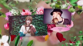 Beautiful romantic flowers wedding love - Project After Effects