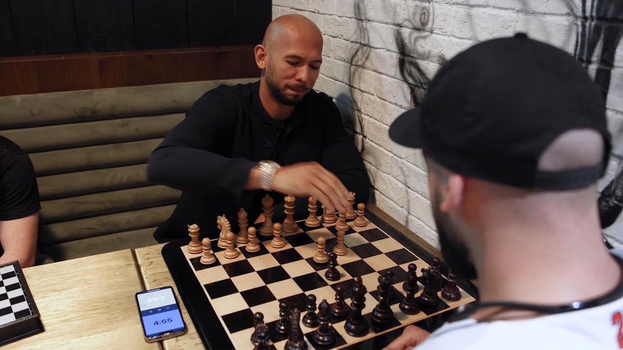 ▷ Andrew tate chess: An impressive strong chess player since 2015.