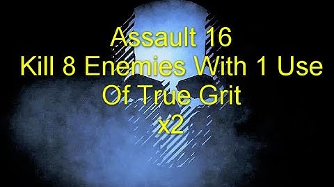 Ghost Recon Breakpoint : Assault Rank 16 : Kill 8 Enemies With 1 Use Of True Grit x2 *NEW*