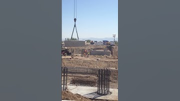 Precast abutment installation