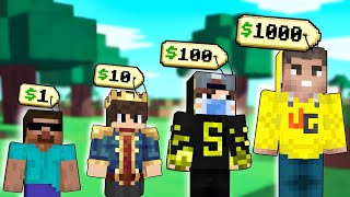 Buying YOUTUBERS in Minecraft 😎 !!!