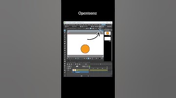 Scale shrink shapes in OpenToonz #opentoonz #scale #tutorial