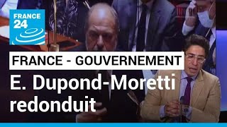 Gouvernement d'Elisabeth Borne : Eric Dupond-Moretti reconduit au ministère de la Justice