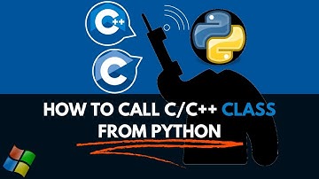 How to Call C(.c)/C++(.cpp) Class From Python(.py)