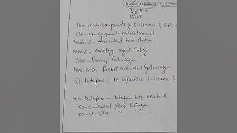 Module 3  LTE architecture and channel structure