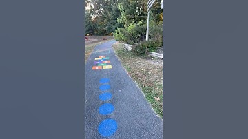 Obstacle course but with paint 🎨 #shorts #paint #obstacles #colors