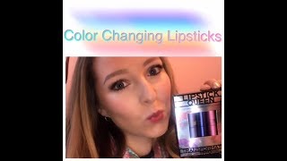 Lipstick Queen Color Changing Lipsticks Frog Prince, Hello Sailor, Mornin Sunshine