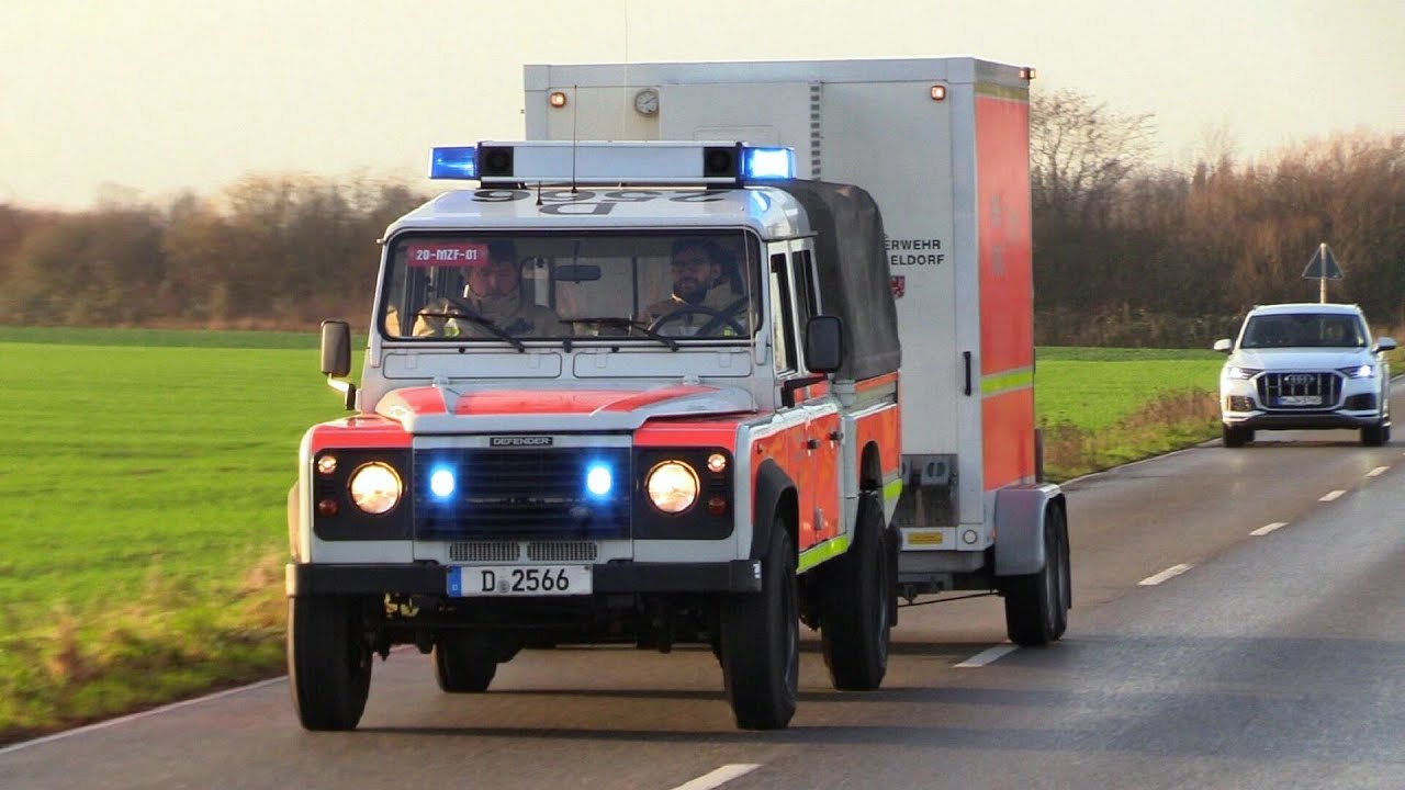 [GROẞBRAND in Düsseldorf!] Zahlreiche Einsatzfahrten der Freiwilligen ...