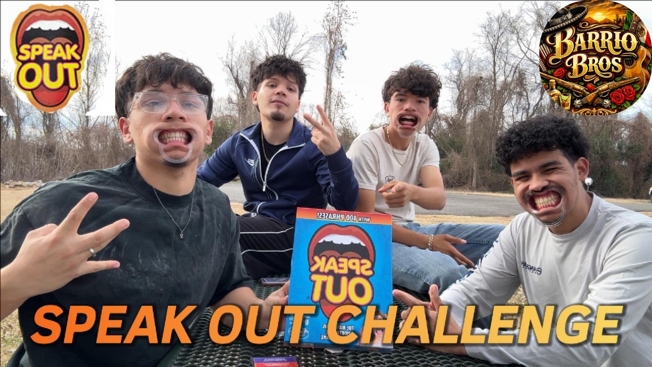 We Tried The Speak Out Challenge (Ft. BARRIO BROS)