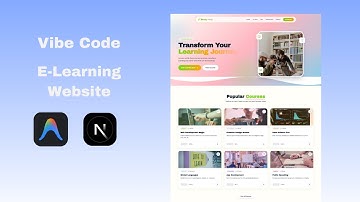 Create Simple E-Learning Website in Next JS | Antigravity