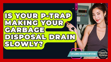Is Your P-trap Making Your Garbage Disposal Drain Slowly? - Explaining Household Mysteries