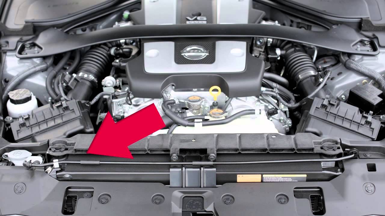 2016 NISSAN 370Z Hood Release YouTube