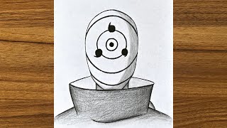 How To Draw Obito Uchiha Wearing A Mask How To Draw Anime Step By Step Easy Anime Drawing