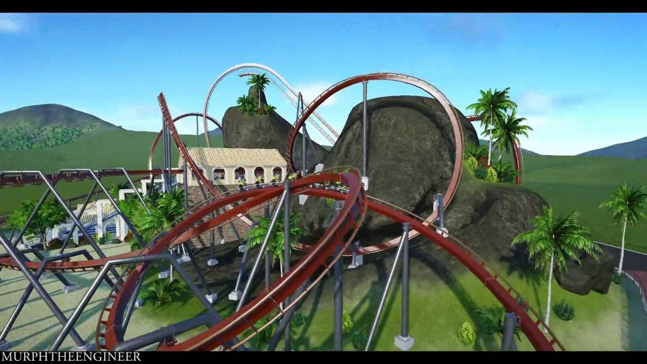 Hydra- Planet Coaster - Inverted Coaster