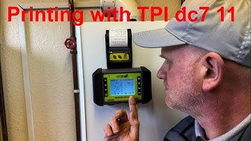 How to print results using the new TPI dc711 flue gas analyser  and  TPI