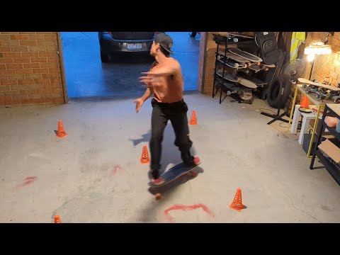BOTTOM TURN - TOP TURN Infinity Loop cone drill | surfskate