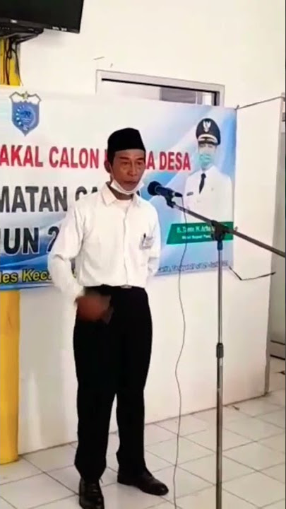 KOCAK🤣 sambutan calon kepala desa #kades