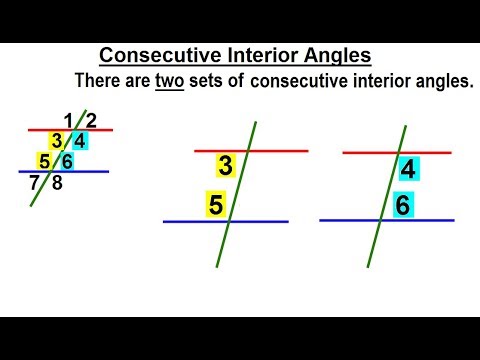 Geometry Ch 4 Lines And Angles 8 Of 37 Consecutive Interior Angles