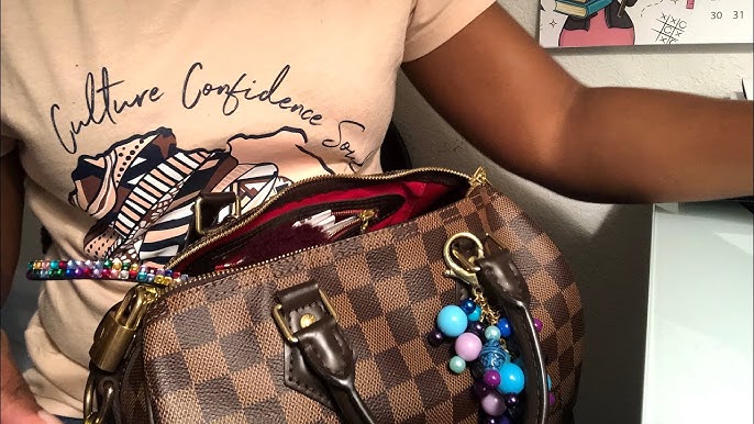 WHAT'S IN MY BAG?!  LV Speedy 30 Bandouliere - Cutesygirl09 