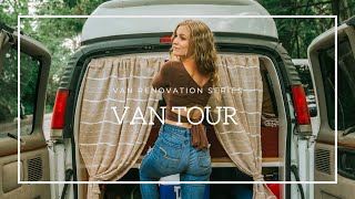 Van Tour | Solo Female DIY OffGrid Camper Van Conversion