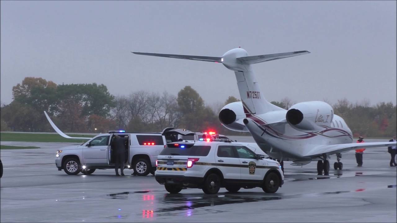 Trump Johnstown Airport YouTube