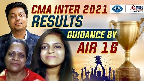 How to get rank in CMA course | CMA Inter AIR 16 | Mother