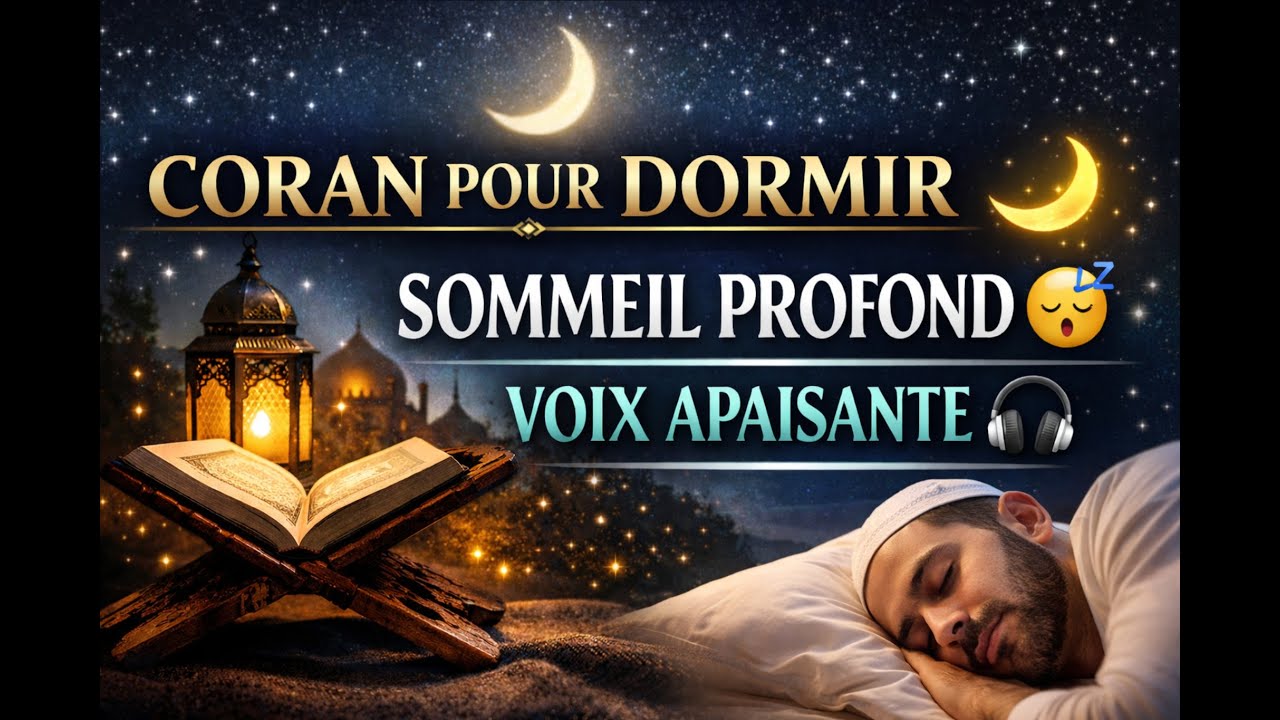 🌙 Coran pour dormir 😌 Doua islam | Protection d’Allah & Prière du soir