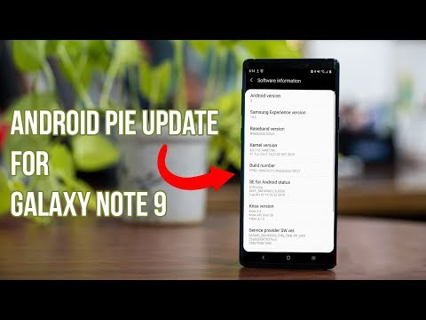 Android Pie Upgrade on Samsung Galaxy Note 9 (Snapdragon)