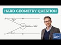 Reflex Angles with Parallel Lines Exam-Style Question