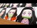 Drawing NEZUKO as 12 different ANIMES CHARACTERS