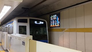 東京メトロ有楽町線回送電車護国寺駅通過シーン