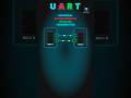 How does UART serial communication work
