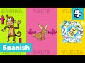 Bilingual brain break learn spanish with basho  friends  children exercise song
