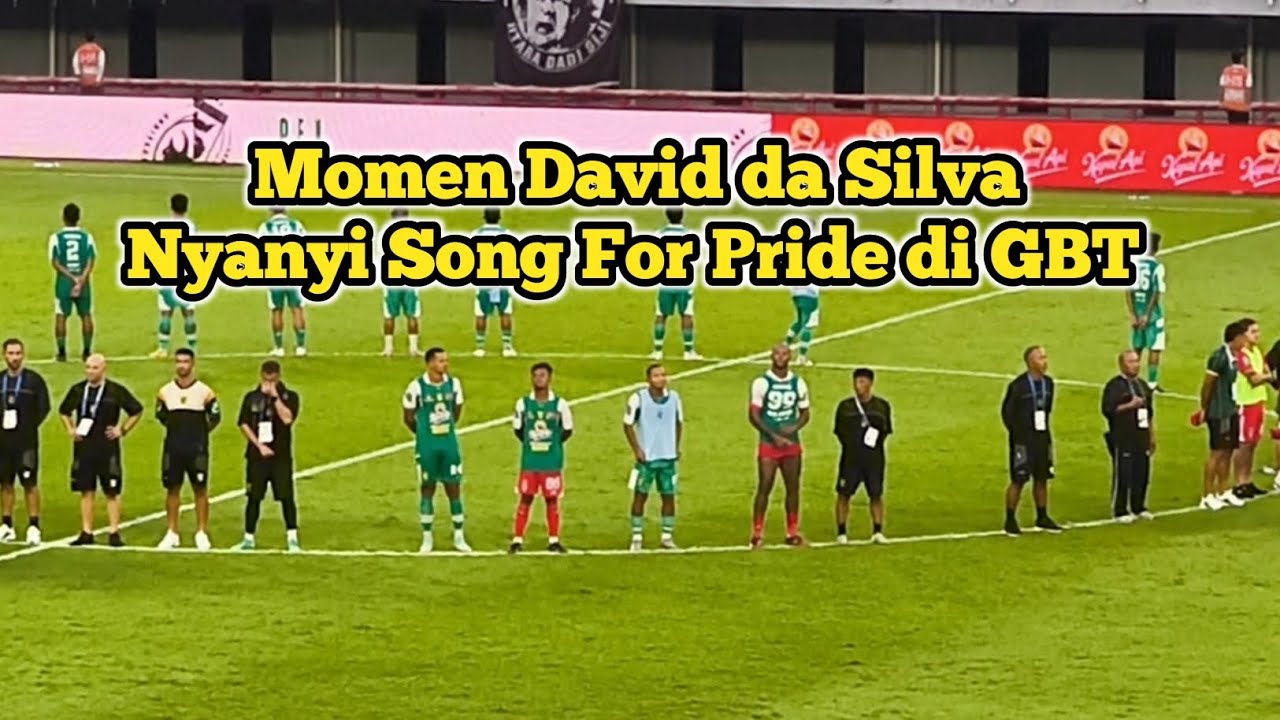 Momen David da Silva Nyanyi Song For Pride di GBT 😍