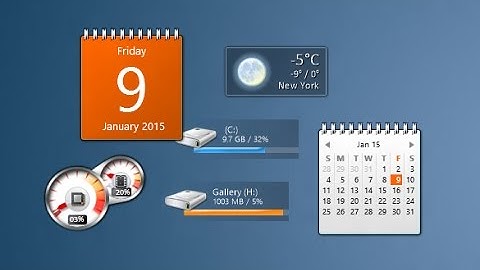 Enable/Install Gadgets On Windows 10!
