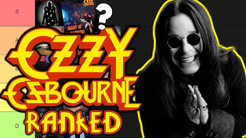 Ozzy Osbourne ALBUMS Ranked