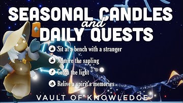Seasonal Candles + Daily Quest in Vault of Knowledge | sky Cotl | Noob Mode