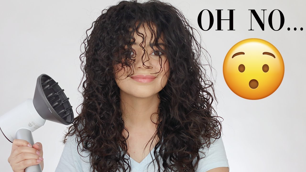 CURTAIN BANGS ON CURLY HAIR - WATCH THIS BEFORE GETTING THEM! - YouTube