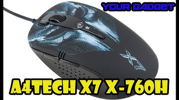 GAMING MOUSE UNBOXING AND REVIEW A4TECH X7 XL 760H ОБЗОР