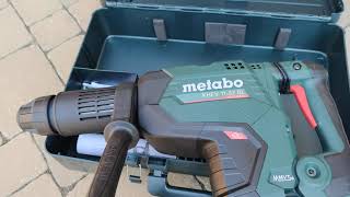 Unpacking Unboxing Commbination Hammer Sds-Max Metabo Khev 11-52 Bl 600767500