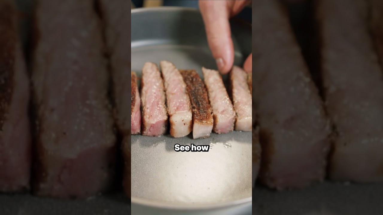 Tasting A5 Wagyu steak