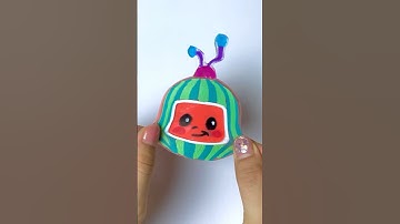 DIY Cocomelon Squishy With Nano Tape!! #Shorts