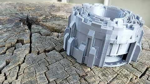 3D printed Collapsible Dice tower