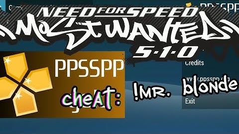 NFS Most Wanted 5-1-0 (PPSSPP) - !mr. blonde