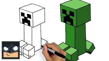 How To Draw Minecraft Creeper | Easy Step by Step for Beginners