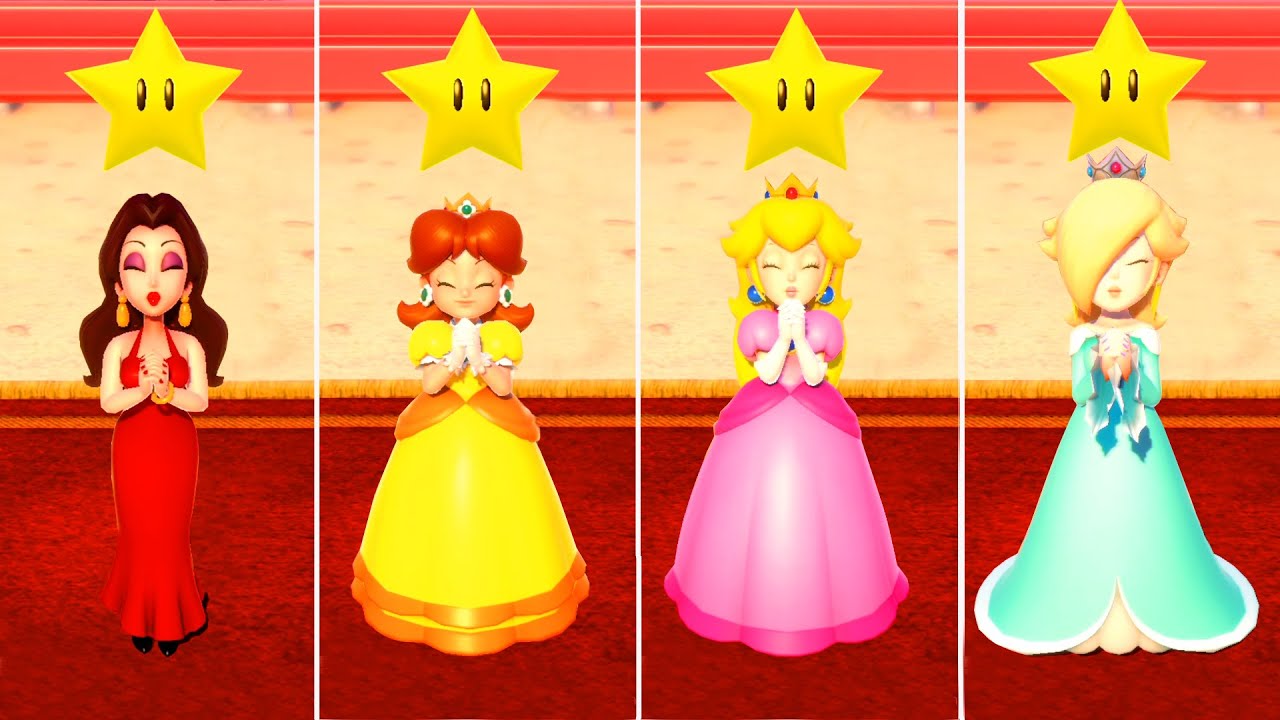 Super Mario Party Jamboree -  Pauline Vs Daisy Vs Peach Vs Rosalina - Western Land