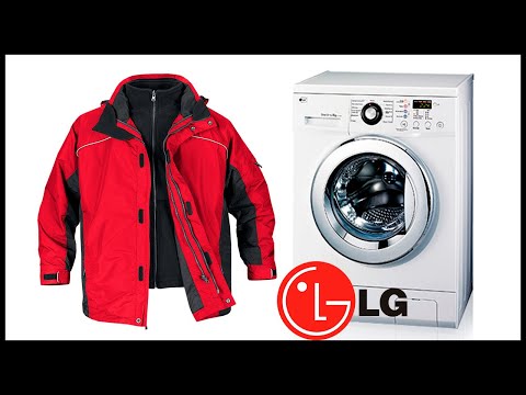 Как стирать куртку в стиральной машине LG? На каком режиме?