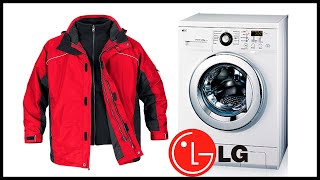 Как стирать куртку в стиральной машине LG? На каком режиме?