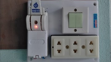 Hướng dẫn đấu điện: #3 Đấu bảng điện 1 cầu dao + 2 công tắc + 3 ổ cắm